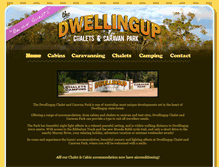 Tablet Screenshot of dwellingupcaravanpark.com.au
